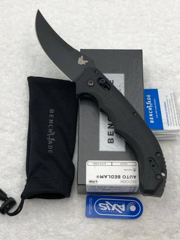 Benchmade 8600BK Auto Bedlam That Has Become A Classic- Discontinued Rare And Hard To Find Benchmade 8600BK Auto Bedlam That Has Become A Classic- Discontinued Rare And Hard To Find