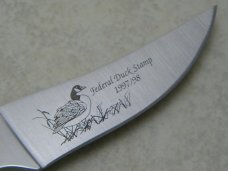 Schrade + USA LTD 1997/98 Federal Duck Stamp Commemorative Fixed Blade Knife in Box