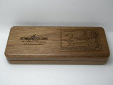 Schrade + USA LTD 2001/02 Federal Duck Stamp 15th Anniversary Edition Fixed Blade Knife in Box