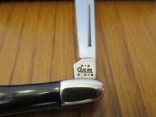 Case XX 2003 Exotic Jet Stone& Mother of Pearl Tuxedo Pattern # EX2156 SS
