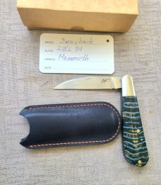 Dymtro Zuznietsov Mammoth Swayback Jack...Rwl34...4" closed...coa..slip...boxed