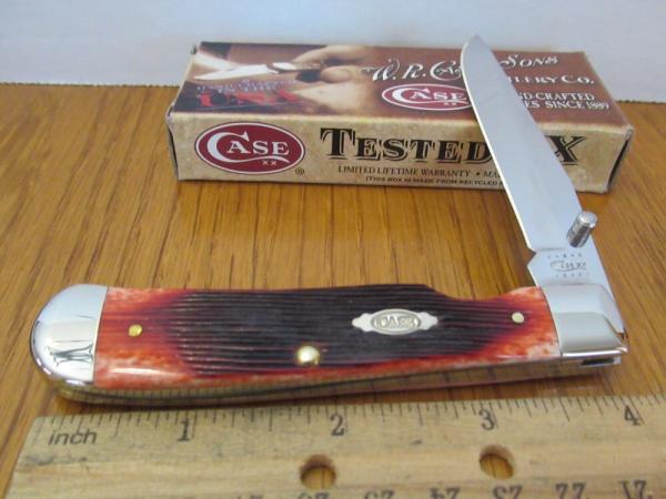 Case XX 2010 Red Barn Wood Trapperlock Pattern # 6154L SS