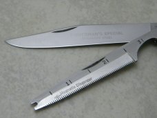Schrade Walden NY USA Yellow Fisherman's Special Stainless Steel Toothpick Fish Knife c.1946-1973