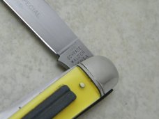 Schrade Walden NY USA Yellow Fisherman's Special Stainless Steel Toothpick Fish Knife c.1946-1973