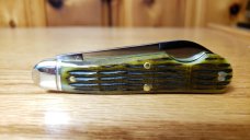 Great Eastern Cutlery 562123EO Avacado Jigged Bone Easy Open Northfield Carbon Steel NEW in the Tube