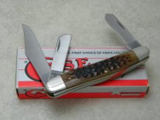 Case XX Stainless USA 2 Dot (1988) Bone 6347 HP SSP Tested XX Razor Edge Stockman Knife
