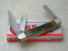 Case XX Stainless USA 2 Dot (1988) Bone 6347 HP SSP Tested XX Razor Edge Stockman Knife