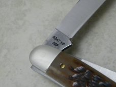 Case XX Stainless USA 2 Dot (1988) Bone 6347 HP SSP Tested XX Razor Edge Stockman Knife