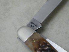 Case XX Stainless USA 1 Dot (1989) Bone 6347 HP SSP Tested XX Razor Edge Stockman Knife
