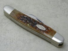 Case XX Stainless USA 1 Dot (1989) Bone 6347 HP SSP Tested XX Razor Edge Stockman Knife