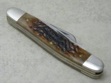 Case XX Stainless USA 1 Dot (1989) Bone 6347 HP SSP Tested XX Razor Edge Stockman Knife