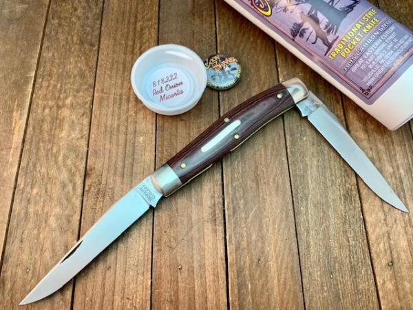 Great Eastern Cutlery Tidioute Coon Skinner Muskrat Pattern 81 Red Onion Micarta 2022 Great Eastern Cutlery Tidioute Coon Skinner Muskrat Pattern 81 Red Onion Micarta 2022
