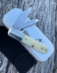 CASE XX ** 2007 EASTER "HE IS RISEN" NATURAL JIG BONE BARLOW