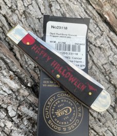 CASE XX ** SFO 2022 HALLOWEEN SMOOTH RED BONE TRAPPER