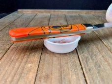 Great Eastern Cutlery Tidioute EZ Open Dog Leg Jack #56 Orange Scramble Acrylic 2023