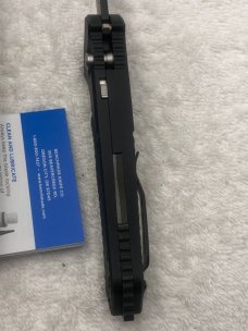 Benchmade Rukus II 9600SBK Push Button Automatic Knife New In Box Discontinued