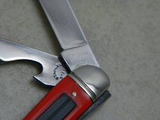 Wester Boulder Colo. Stainless Steel Red Toothpick Fish Knife c.1951-1978