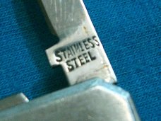 STAINLESS SOUVENIR LOBSTER CLASP PEN JACK FOLDING POCKET KNIFE KNIVES OLD WALL DRUG SOUTH DAKOTA