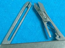 STAINLESS SOUVENIR LOBSTER CLASP PEN JACK FOLDING POCKET KNIFE KNIVES OLD WALL DRUG SOUTH DAKOTA