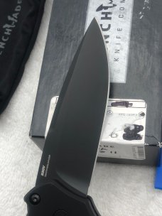 Benchmade Rukus II 9600 BK Push Button Automatic Knife New In Box Discontinued