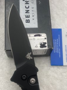 Benchmade Rukus II 9600 BK Push Button Automatic Knife New In Box Discontinued