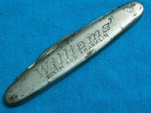 VINTAGE RICHARTZ BROS GERMANY FOLDING POCKET EQUAL END PEN JACK KNIFE KNIVES OLD AD ADVERTISING