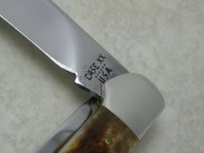 Case XX USA 6 Dot Bone 1984 New Grind 6249 Copperhead Knife in Box