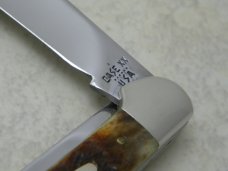 Case XX USA 6 Dot Bone 1984 New Grind 6249 Copperhead Knife in Box