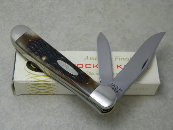 Case XX USA 6 Dot Bone 1984 New Grind 6249 Copperhead Knife in Box