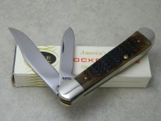Case XX USA 6 Dot Bone 1984 New Grind 6249 Copperhead Knife in Box