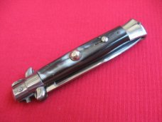 Vintage TRANSITIONAL Italian STILETTO Horn Switchblade Knife.