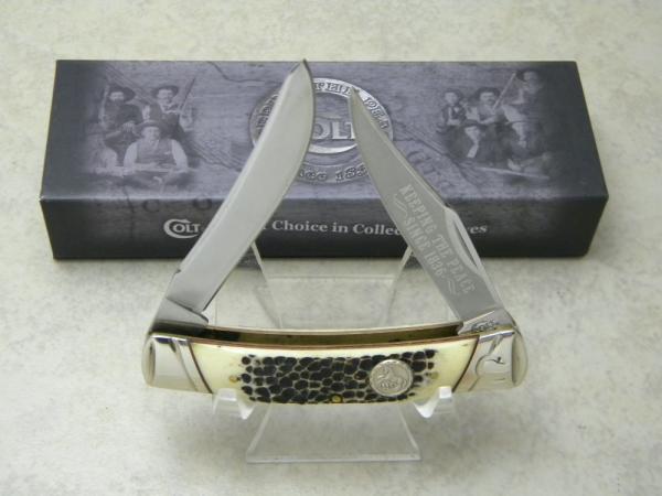 Colt CT 485 Bone "Keeping the Peace Since 1836" Muskrat Knife in Box Colt CT 485 Bone "Keeping the Peace Since 1836" Muskrat Knife in Box