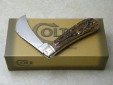 Colt CT 473 Bone Hawkbill Pruner Knife in Box