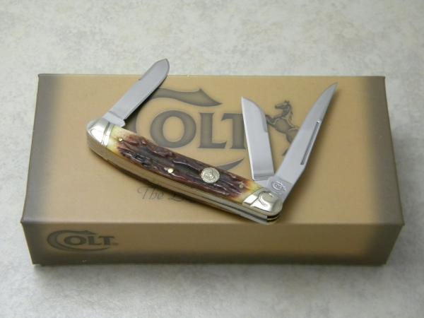 Colt CT 210 Bone Medium Stockman Knife in Box Colt CT 210 Bone Medium Stockman Knife in Box
