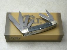 Colt CT 314 Titanium Series Bone 6 Blade Stockman Knife in Box