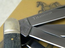 Colt CT 314 Titanium Series Bone 6 Blade Stockman Knife in Box