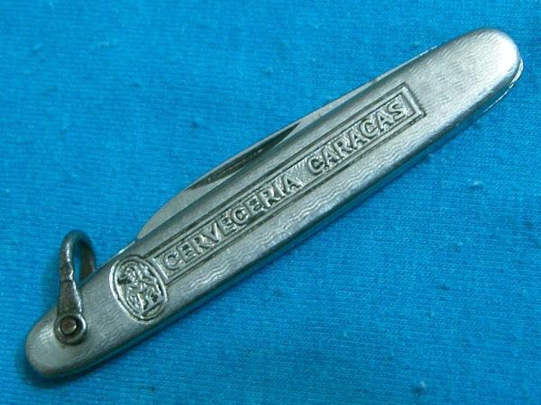 VINTAGE LA PORTE FOLDING POCKET EQUAL END PEN KNIFE KNIVES OLD AD ADVERTISING CERVECERIA CARACAS VINTAGE LA PORTE FOLDING POCKET EQUAL END PEN KNIFE KNIVES OLD AD ADVERTISING CERVECERIA CARACAS