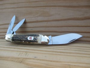 Kissing Crane Stag Carpenter's Whittler   Robi Klaas   Solingen 