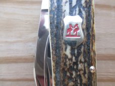 Kissing Crane Stag Carpenter's Whittler   Robi Klaas   Solingen 