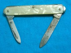 VINTAGE SAMCO FOLDING POCKET EQUAL END PEN KNIFE KNIVES OLD AUTO AD ADVERTISING SELMA KANSAS 28