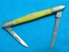 VINTAGE STAINLESS JAPAN FOLDING PEN JACK POCKET KNIFE KNIVES OLD