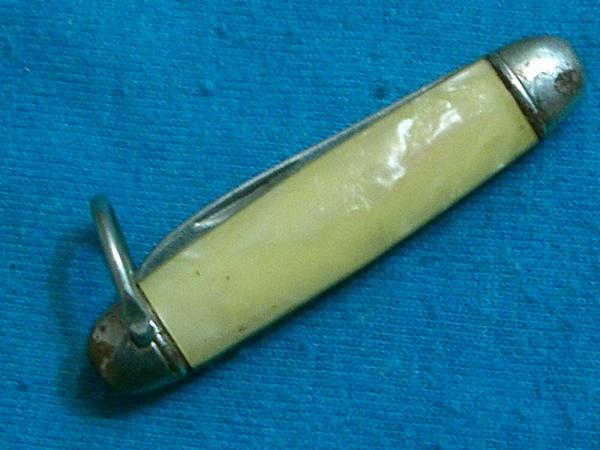 VINTAGE USA FOLDING POCKET WATCH FOB PEN JACK KNIVES OLD