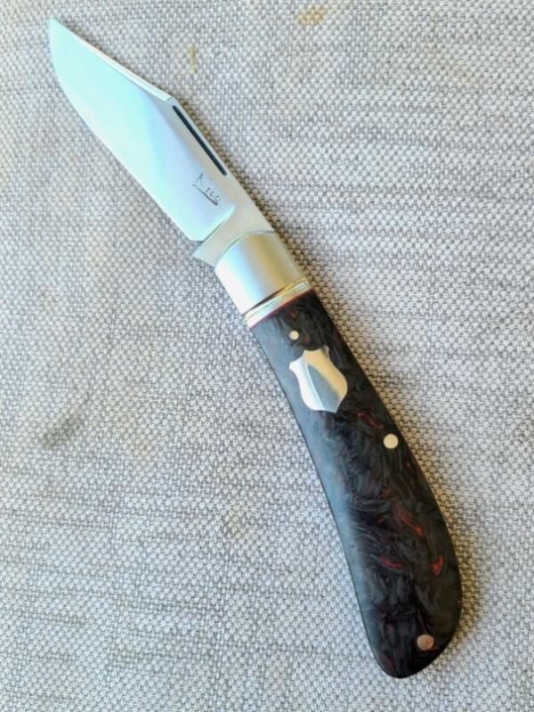 K'roo Dark Matter Fat Carbon Lanny..3.75 closed..Rwl34..Filework..coa and slip
