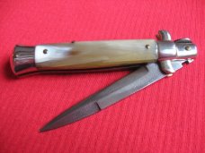 Vintage Rare Stamp 1950's Italian Picklock Stiletto E. MILTENBERG INC. Switchblade Knife