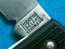 IMPERIAL IRELAND NRA STAINLESS CAMPING SURVIVAL FOLDING POCKET KNIFE KNIVES OLD