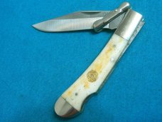 BONE HANDLE PUMA GERMANY MEDICI SWING GUARD LOCKBACK FOLDER FOLDING POCKET KNIFE KNIVES