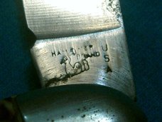 VINTAGE FANCY HANDLE HAMMER BRAND USA FOLDING POCKET TOOTHPICK TICKLER FISH KNIFE KNIVES OLD