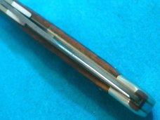 JIGGED BONE HANDLE BUCK CREEK 89 SOLINGEN GERMANY SWING GUARD LOCKBACK FOLDING POCKET KNIFE KNIVES