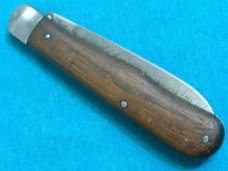 VINTAGE LUTTERS & CIE 1147 SOLINGEN GERMAN BAREHEAD FOLDER FOLDING JACK POCKET KNIFE KNIVES OLD