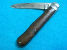 VINTAGE LUTTERS & CIE 1147 SOLINGEN GERMAN BAREHEAD FOLDER FOLDING JACK POCKET KNIFE KNIVES OLD